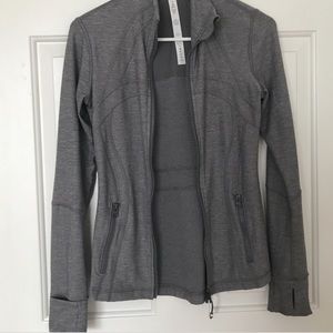 Lululemon grey zip up jacket